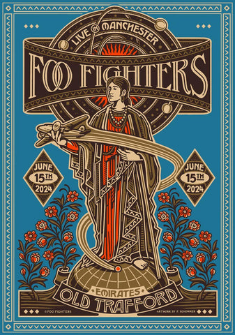 Foo Fighters at Emirates Stadium, Manchester - 15th June 2024