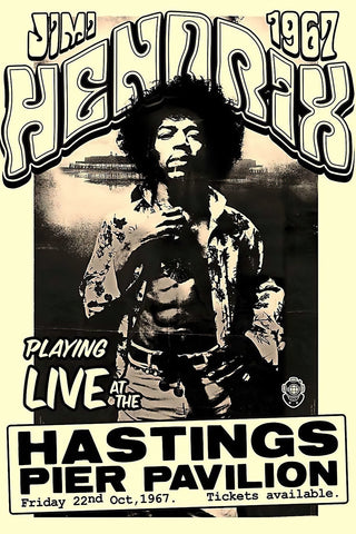 Jimi Hendrix at Hastings Pier Pavilion - 15th July 1967