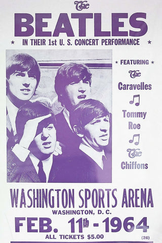 The Beatles at the Washington Sports Arena - 11th February 1964