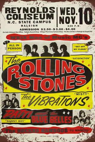 The Rolling Stones at Reynolds Coliseum - 10th November 1965